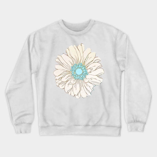 Evelyn flowers 2 Crewneck Sweatshirt by bywhacky